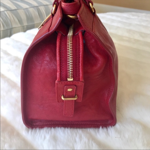 YSL Chyc Mini Ligne Y Leather Satchel - Picture 7 of 8